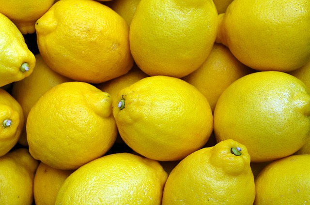 비타민c가 풍부한 레몬